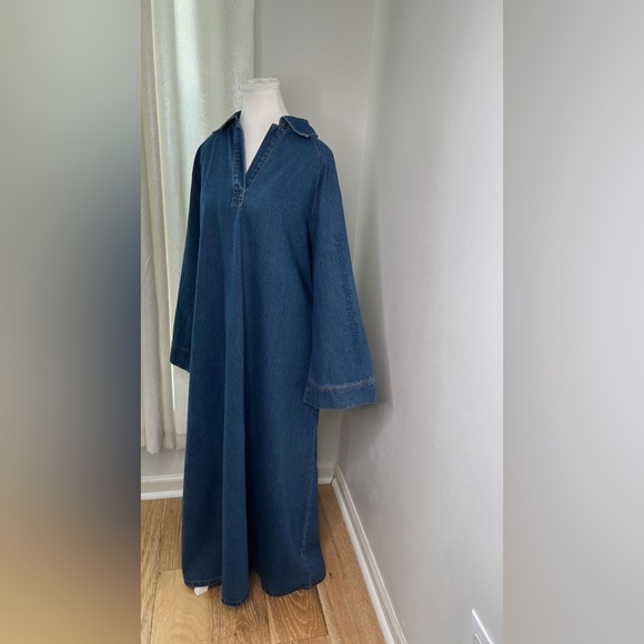 COPY - Denim Long Sleeve Dresses - Picture 1 of 15